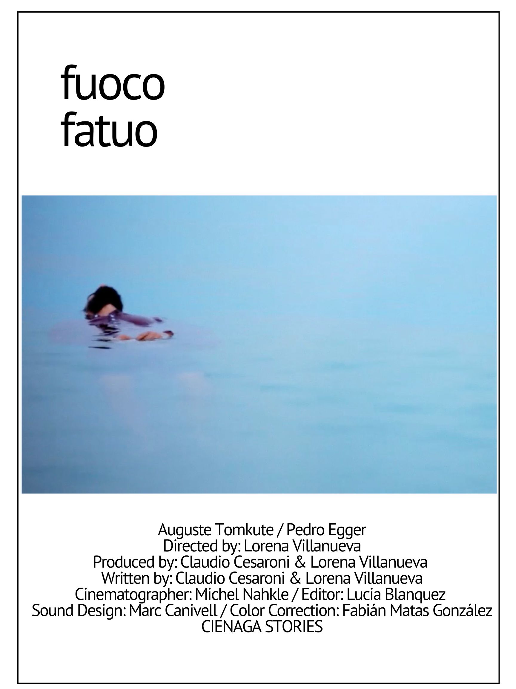 Fuoco Fatuo official poster
